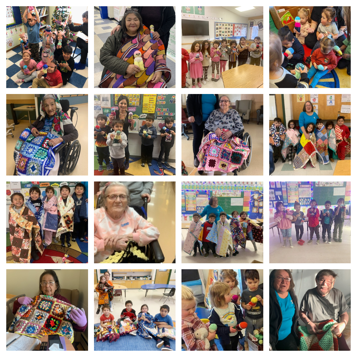 collage of recipients